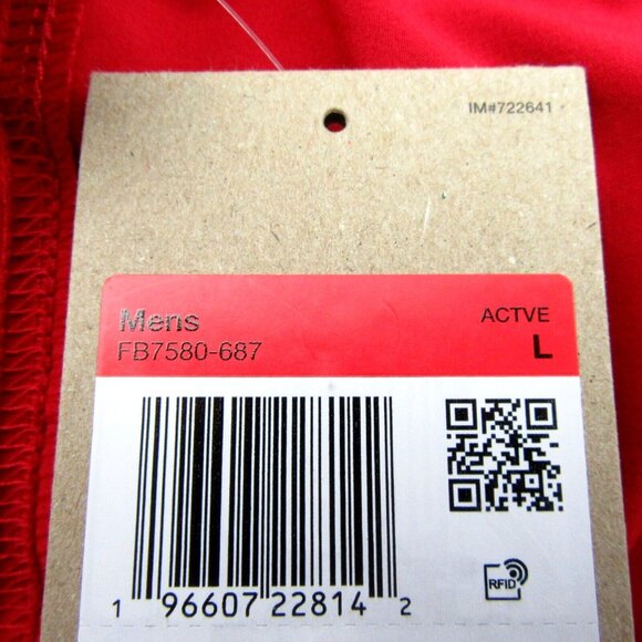 Jordan Dri-FIT Sport Diamond Basketball Shorts Mens Size Large Red NEW - Picture 10 of 12